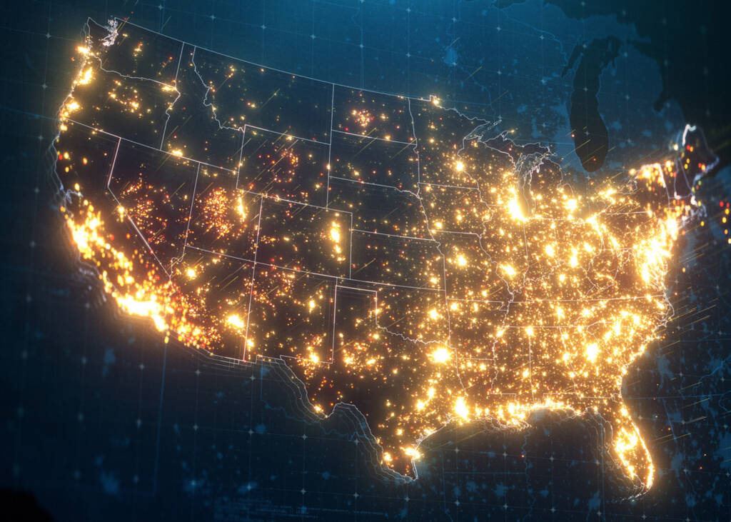 ACH United States in lights