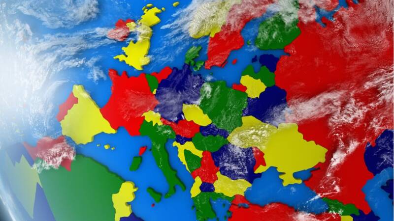 EMEA map