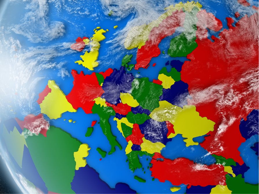 EMEA map